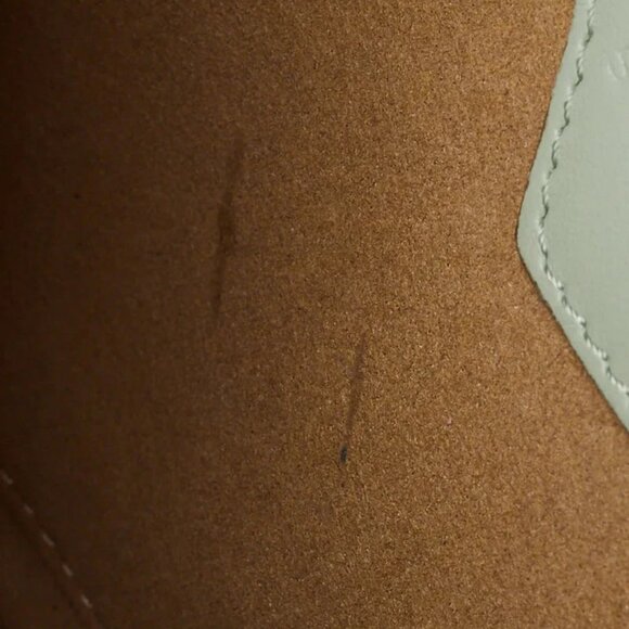 Stella McCartney Sage Green Faux Leather Perforated Logo Crossbody Bag - Picture 8 of 12